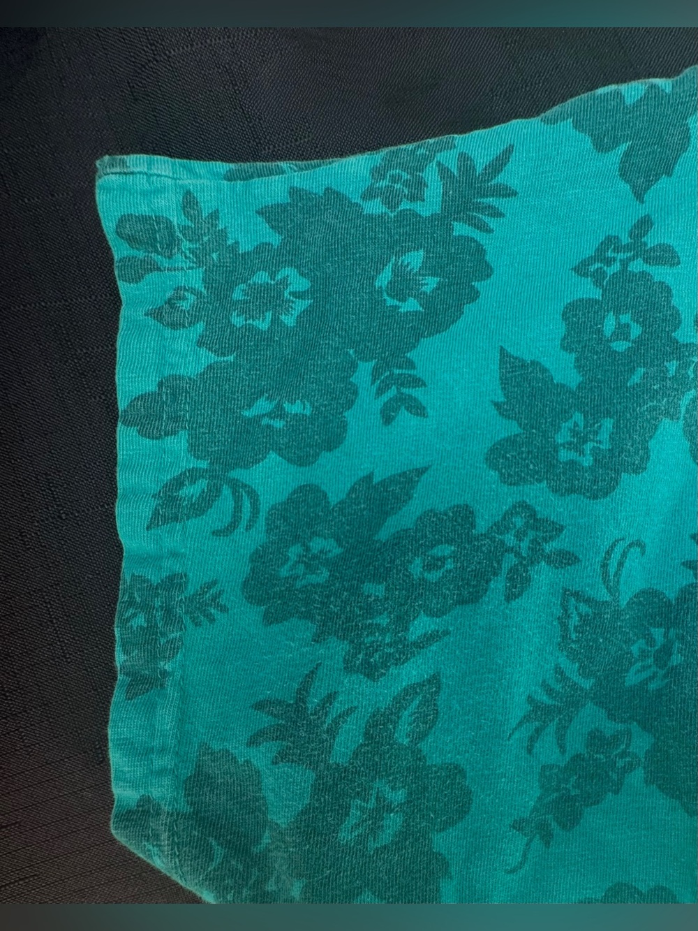 Vintage 80’s & 90’s Traffic Jam, Teal & Turquoise floral Top. M - Picture 13 of 15